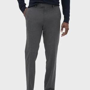 Banana Republic Slim-Fit Gray Pinstripe Pants